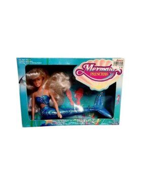 Vintage Toys N' Things Mermaid Princess 12" Doll No. 4206 - New in Box